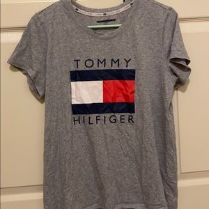 tommy hilfiger logo shirt from urban outfitters